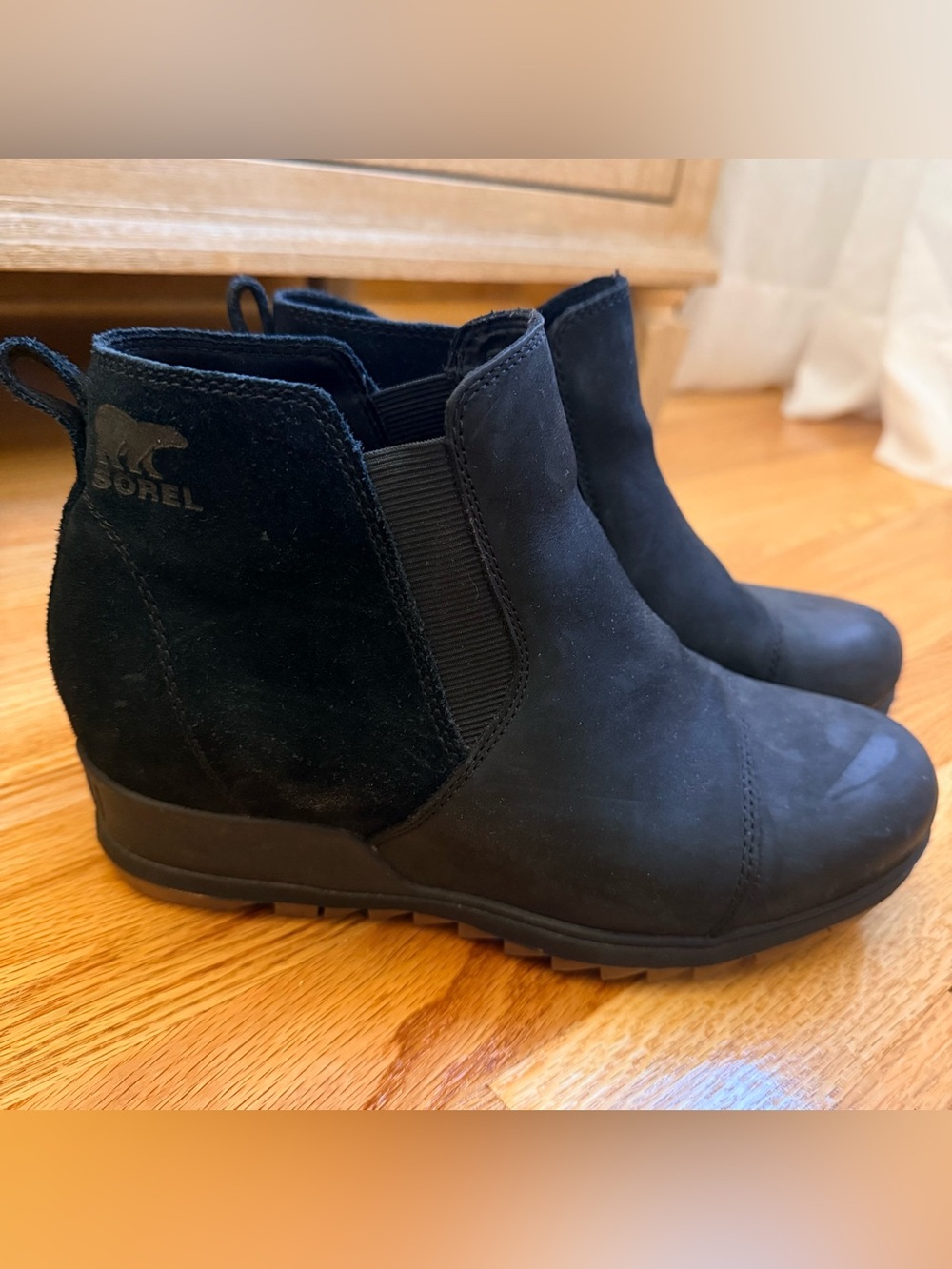 Sorel Joan Uptown Black Ankle Boots US 8.5